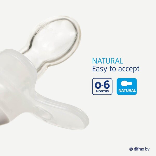 Difrax 123- 0-6 months natural combi soother - Difrax