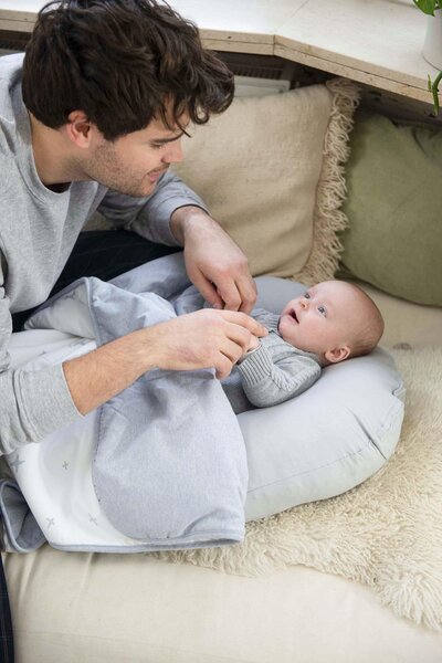 Doomoo tekk Dream 75x100 Stars Anthracite - Doomoo