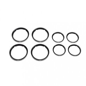Bugaboo Fox wheel caps Glossy Black - Dooky