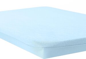 Nordbaby 2in1 Fitted Sheet & Protector 60x120 Sky Blue - Bugaboo