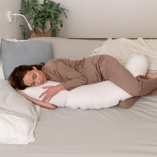 Doomoo Buddy nursing pillow Silver Dots - Doomoo