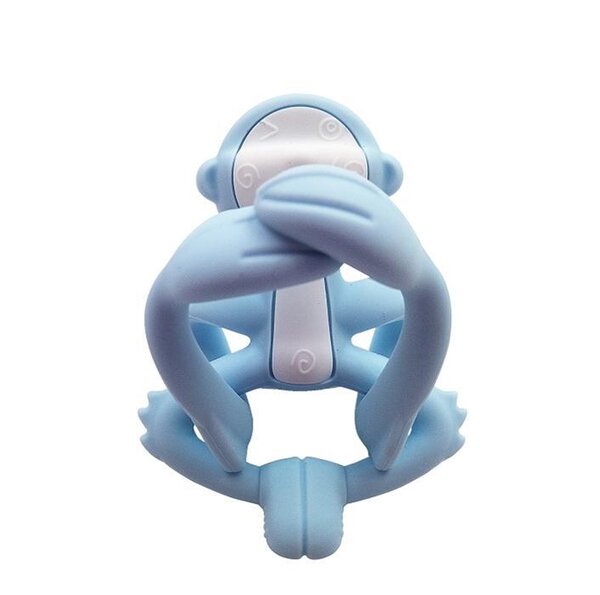 Mombella teether Hugging Monkey Light Blue - Mombella