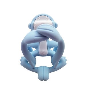 Mombella teether Hugging Monkey Light Blue - Mombella