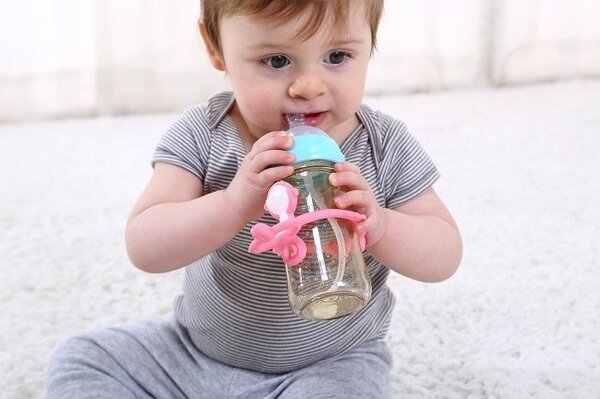 Mombella teether Hugging Monkey Light Blue - Mombella