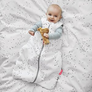 Done by Deer Sleepy bag TOG 2.5 Dreamy dots. 90 cm  White - NAME IT