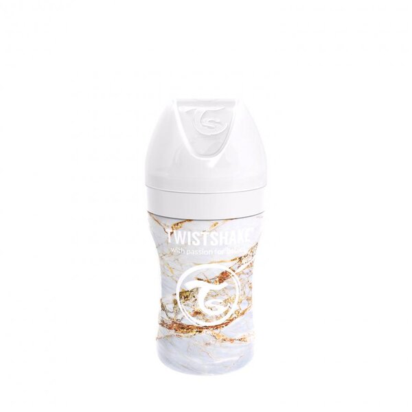 Twistshake antikolinis buteliukas nerūdijantis plienas 260ml - Twistshake