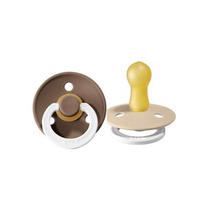 Bibs Colour soother Vanilla Night Dark Oak - Suavinex