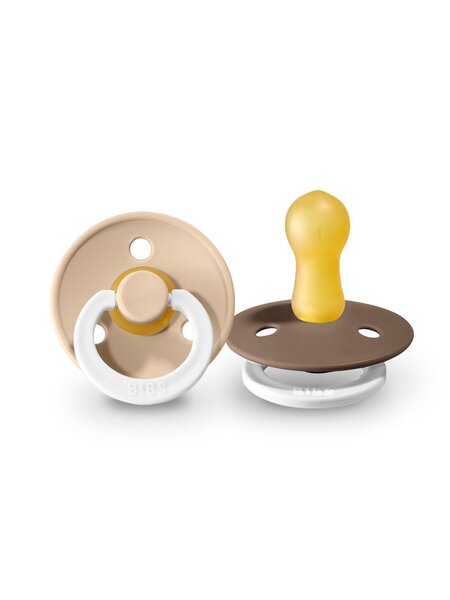 Bibs Colour soother Vanilla Night Dark Oak - Bibs