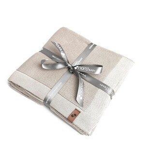 Nordbaby Knitted Bamboo Blanket Dune, 100x80cm - Nordbaby