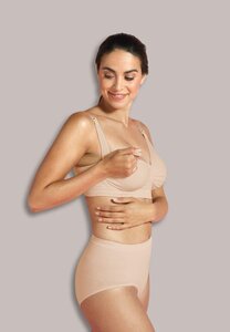 Carriwell Nursing Bra with Carri-Gel, M Honey - Mamalicious