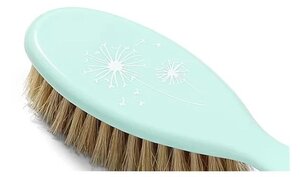 BabyOno 567/03 Hairbrush and comb, natural bristle Green - Miniland