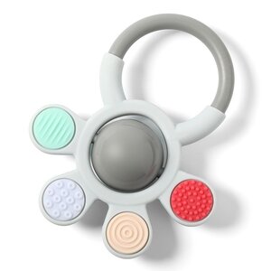 BabyOno 488 Ortho teether with rattle  - Nordbaby