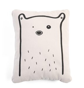 Childhome canvas cushion bear White - Doomoo