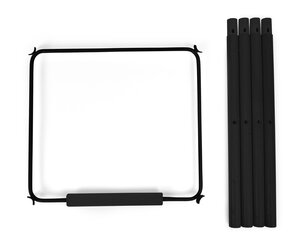 Childhome evolu extra long legs black + footstep  - Childhome
