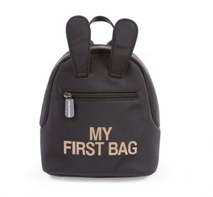 Childhome mugursoma bērniem My first bag Black/Gold - Childhome