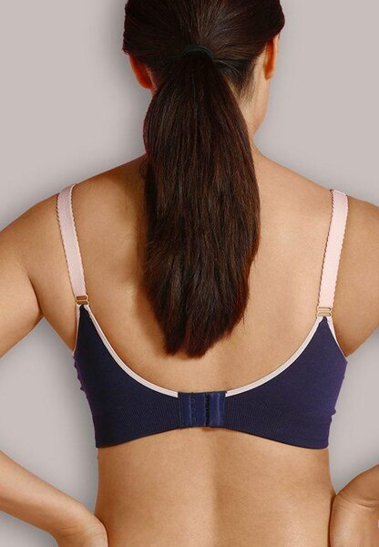 Carriwell Original Nursing Bra Blue-Pink - Carriwell