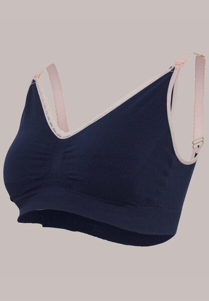 Carriwell Original Nursing Bra Blue-Pink, S - Carriwell