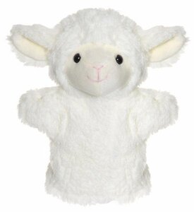 Teddykompaniet handpuppet 28cm, Lamb - Fehn