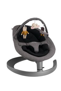 Nuna Leaf Grow  babysitter swing Charcoal with toy bar  - Nuna