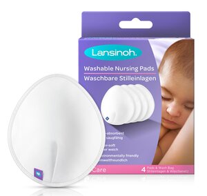 Lansinoh Washable Nursing Pads 4pcs  Violet - Lansinoh