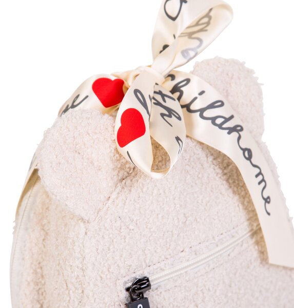 Childhome mugursoma bērniem My first bag Teddy Off White - Childhome