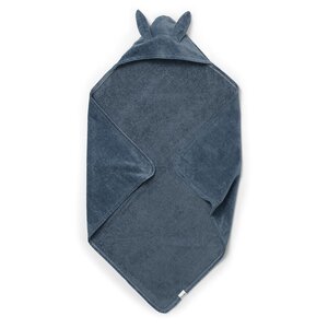 Elodie Details hooded towel 80x80cm, Tender Blue Bunny  - Doomoo