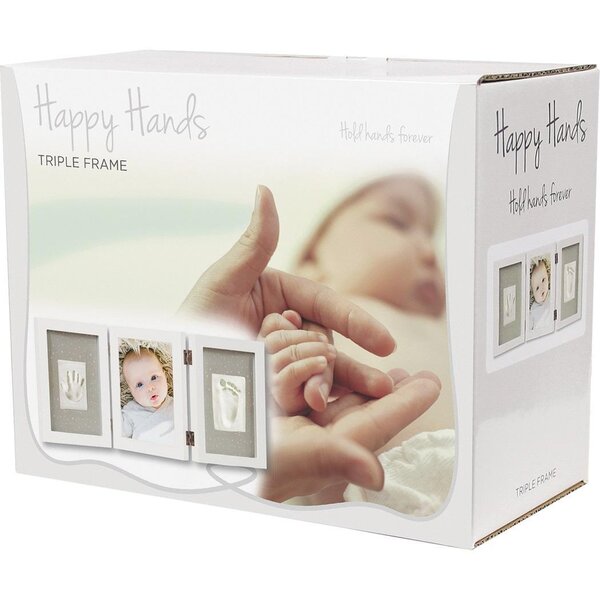 Dooky Happy Hands baby print triple frame kit - Dooky