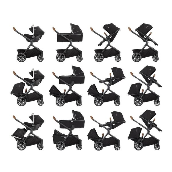 Nuna Demi Grow pushchair Caviar - Nuna