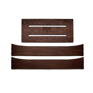 Leander Jr. extension set for Classic baby cot, Walnut - Leander