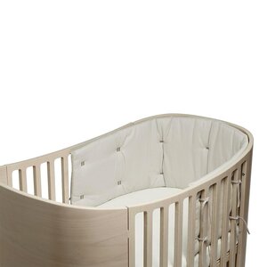 Leander bumper for Classic baby cot, Cappuccino   - Done by Deer