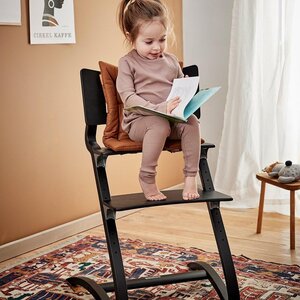 Leander Classic high chair wo. safety bar, Black - Leander