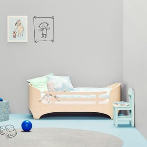 Leander safety guard for Classic junior bed, Whitewash - Leander