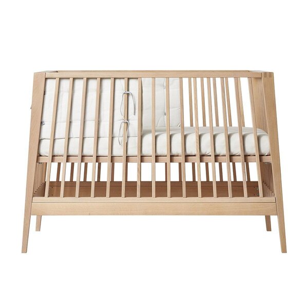 Leander Bumper for Linea and Luna Baby cot, Snow  - Leander