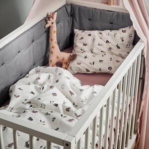 Leander Bumper for Linea and Luna Baby cot, Cool Grey - Done by Deer