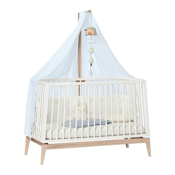 Leander Canopy for Linea and Luna baby cot, Dusty blue - Leander