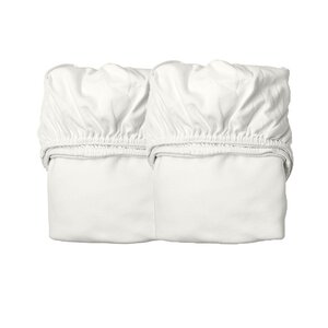 Leander простыня 70x140 cm, Snow, 2 pcs - Leander