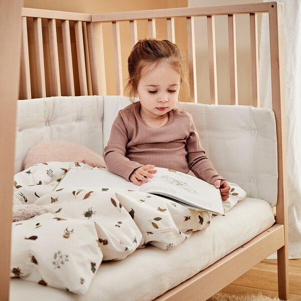Leander Junior Bedding, 100x140 cm, Forrest Cappuccino   - Leander