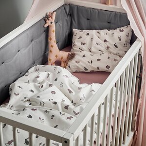 Leander Junior Bedding, 100x135 cm, Forrest Dusty Rose - Leander