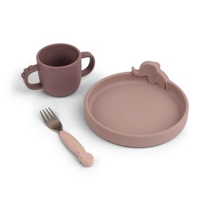 Done by Deer Peekaboo dinner set Deer Friends Powder - Suavinex