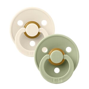 Bibs colour soother, Sage/Ivory - Bibs