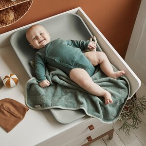Leander Matty changing mat 50x70cm, Sage Green - Done by Deer