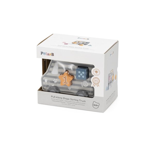 PolarB Pull-Along Shape Sorting Truck - PolarB