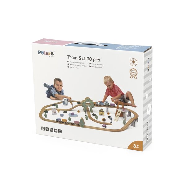 PolarB Train Set 90 pcs - PolarB