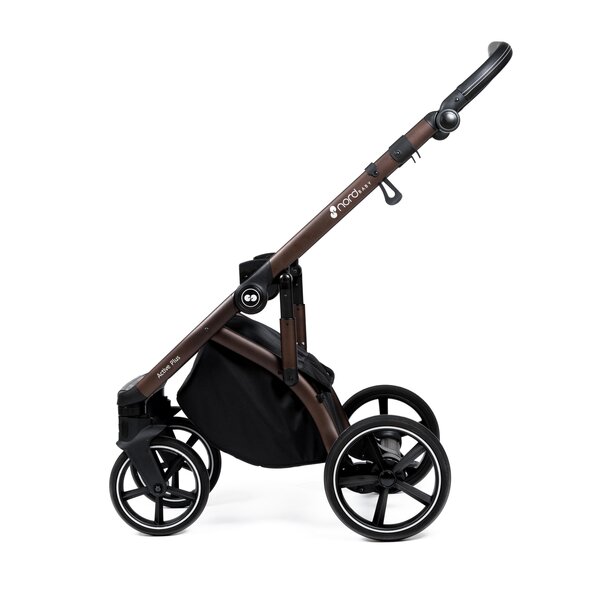 Nordbaby Active Plus kомплект коляски Garden Green, Bronze Black - Nordbaby