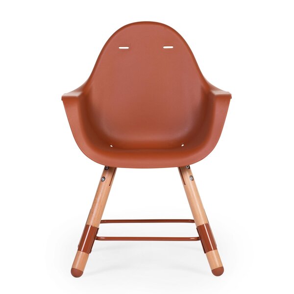 Childhome Evolu 2 söögitool 2in1 turvakaarega, Natural Rust - Childhome