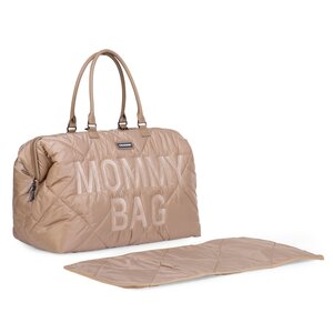 Childhome Mommy Bag suur tarvikute kott Puffered Beige - Childhome