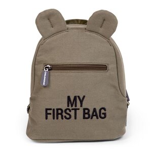 Childhome Kids my first bag canvas Khaki - Elodie Details