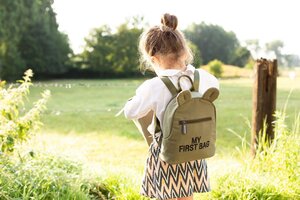 Childhome Kids my first bag canvas Khaki - Elodie Details