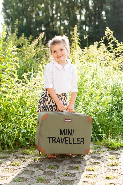 Childhome Mini traveller lagaminas Kaki - Childhome