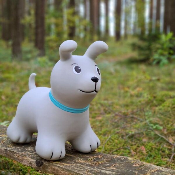 Gerardos Toys Jumpy hopper grey Dog - Gerardos Toys